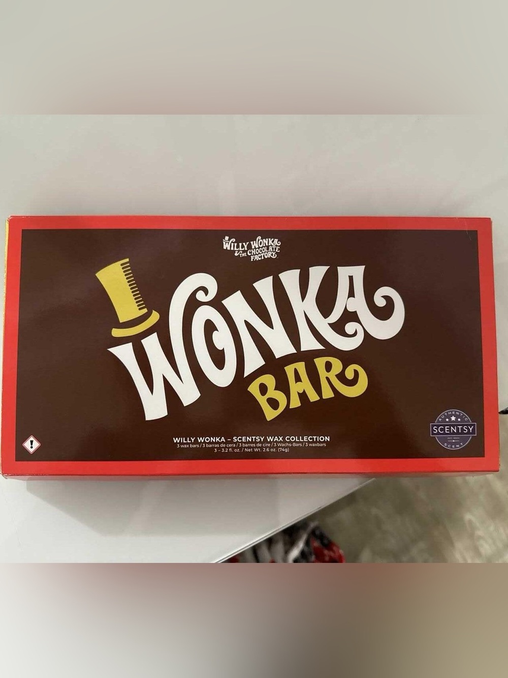 Willy Wonka Bar Scentsy Wax Collection